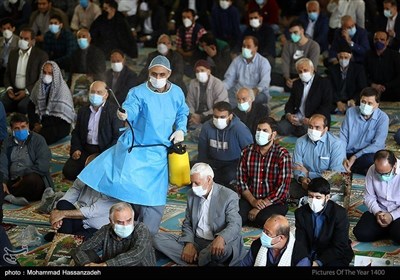 اولین نماز جمعه تهران پس از همه گیری کرونا
