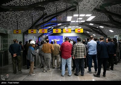 مراسم افتتاح ایستگاه مترو بوستان گفتگو