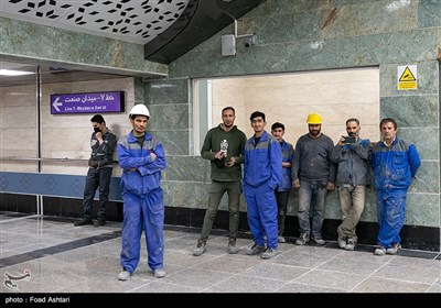 مراسم افتتاح ایستگاه مترو بوستان گفتگو
