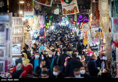 شلوغی بازار تهران در روزهای پایانی سال