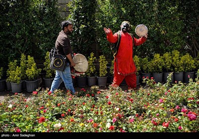 سوق الورود في شيراز خلال عيد النوروز