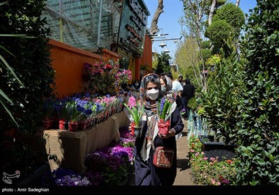 سوق الورود في شيراز خلال عيد النوروز