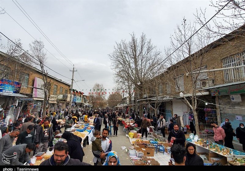 گزارش تصویری از حال و هوای بازار کرمانشاه چند ساعت مانده به سال تحویل