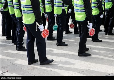 Iranian Police Holds Parade in Tehran as New Year Holidays Begin