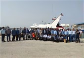 سرنشینان کشتی اماراتی از بندر پارس عسلویه استان بوشهر به امارات منتقل شدند+تصویر