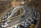 اعمال محدودیت‌های ترافیکی در جاده چالوس‌