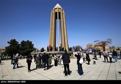 مسافران نوروزی در همدان