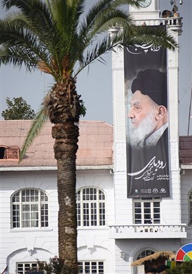 تشییع و خاکسپاری آیت الله رودباری در مسجد صفی رشت
