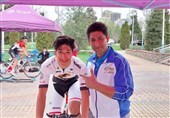 دوچرخه‌سواری قهرمانی آسیا| رامندی در تایم تریل جوانان نقره گرفت