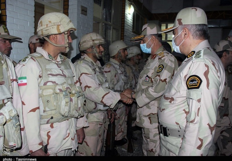 تبریک نوروزی فرمانده مرزبانی ایران به مرزبانان غیور در نقطه صفر مرزی غرب کشور + تصاویر