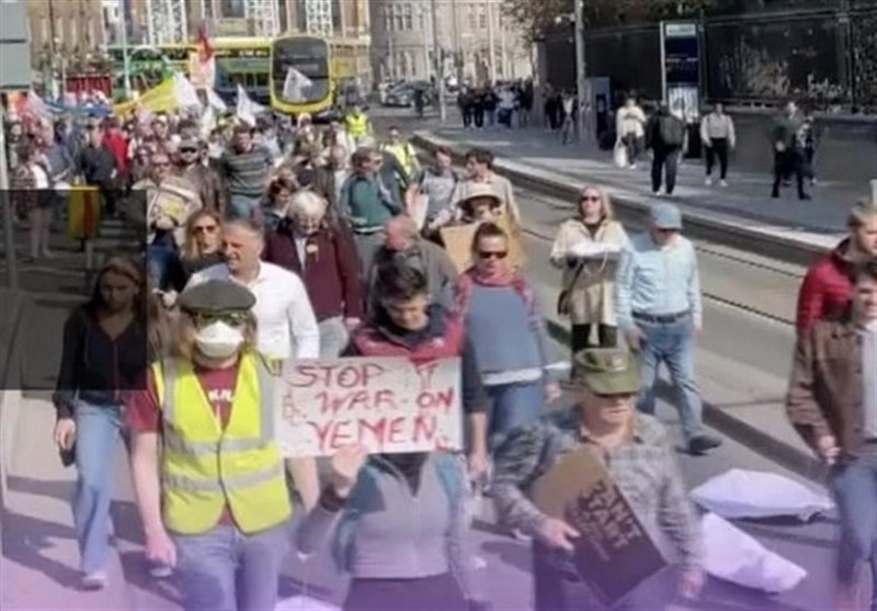 Protesters Slam Irish Gov’t over Failure to Condemn Saudi-Led War on Yemen