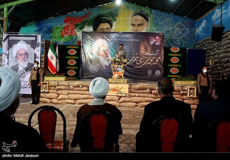 مراسم بزرگداشت آیت‌الله محمدی ری‌شهری در اصفهان به روایت تصویر