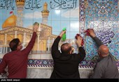 آئین تکریم و غبارروبی مساجد اصفهان به روایت تصویر