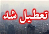 آلودگی هوا و ریزگردها تمام اداره‌های مهران را تعطیل کرد