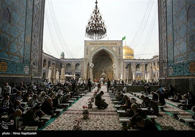 Pilgrims Recite Quran at Imam Reza Shrine in Mashhad