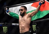 مبارز UFC پیروزی‌اش را به مردم فلسطین تقدیم کرد؛ مبارزان واقعی آنها هستند نه من! + فیلم