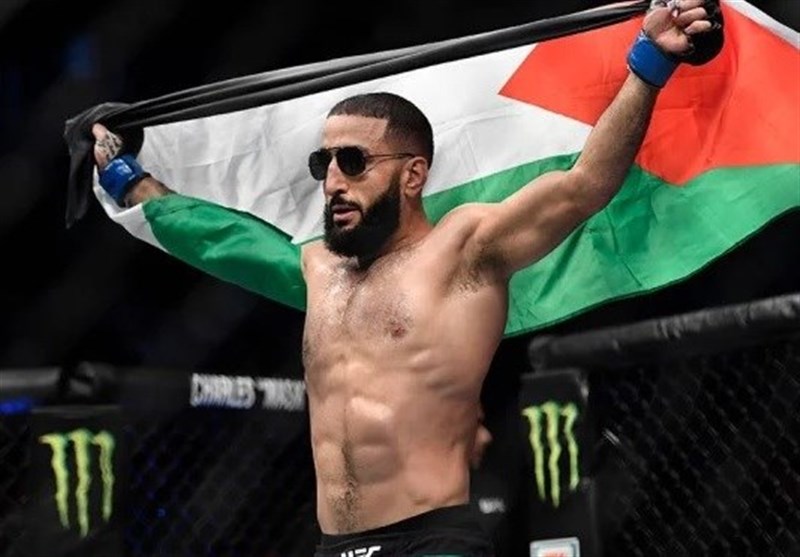 مبارز UFC پیروزی‌اش را به مردم فلسطین تقدیم کرد؛ مبارزان واقعی آنها هستند نه من! + فیلم