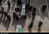 مراسم استقبال از پیکرمطهر شهید گمنام در دبیرستان شاهد امام حسین (ع)