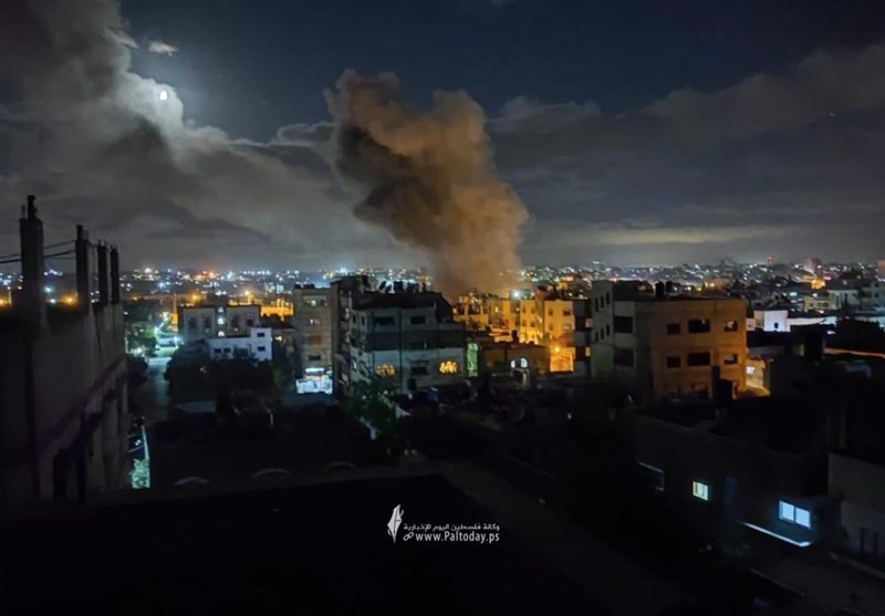 حمله جنگنده‌های رژیم صهیونیستی به نوار غزه/ واکنش جنبش حماس