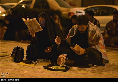 مراسم احیای شب بیست وسوم ماه رمضان در زنجان 