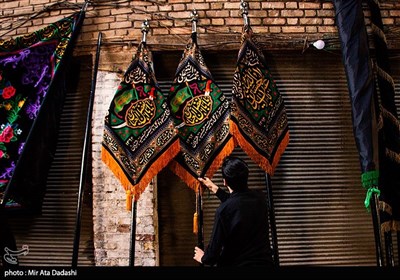 عزاداری شهادت حضرت علی (ع) در بازار تبریز