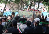 کبوتران عاشق در باران بال گشودند/استقبال بی نظیر مازنیها از شهدای گمنام