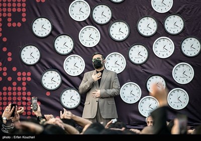 محمدمهدی اسماعیلی وزیر فرهنگ و ارشاد اسلامی در بیستمین اجتماع بزرگ مدافعان حرم