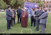 عملیات اجرایی طرح توسعه مصلی بزرگ امام علی (ع) شهر کرمان آغاز شد + تصاویر