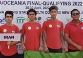 مسابقات تنیس مقدماتی جهان| برتری پسران زیر 14 سال ایران مقابل مالزی