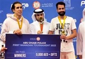 تیم درفشی و روغنی قهرمان مسابقات پدل امارات شدند