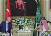 دیدار اردوغان با پادشاه و ولیعهد عربستان و طواف کعبه+ عکس