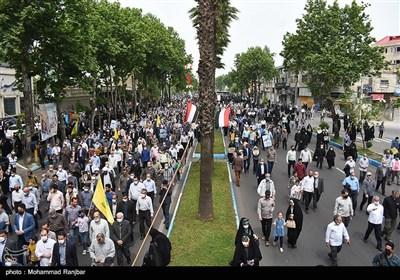 راهپیمایی روز جهانی قدس در رشت