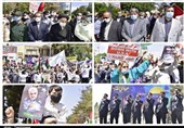 حضور ماندگار مردم خراسان جنوبی در راهپیمایی روز جهانی قدس  به روایت تصویر