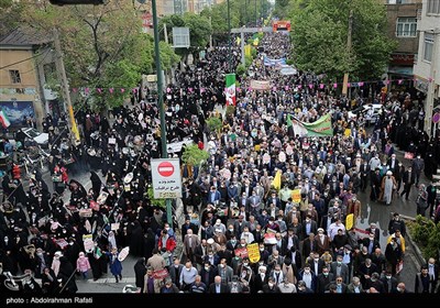 راهپیمایی روز جهانی قدس در همدان