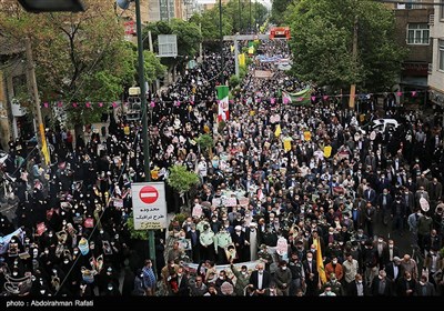 راهپیمایی روز جهانی قدس در همدان