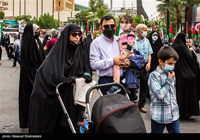 حضور عیسی زارع پور وزیر ارتباطات و فناوری اطلاعات در راهپیمایی روز جهانی قدس در تهران