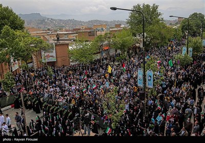 راهپیمایی روز جهانی قدس در سنندج 