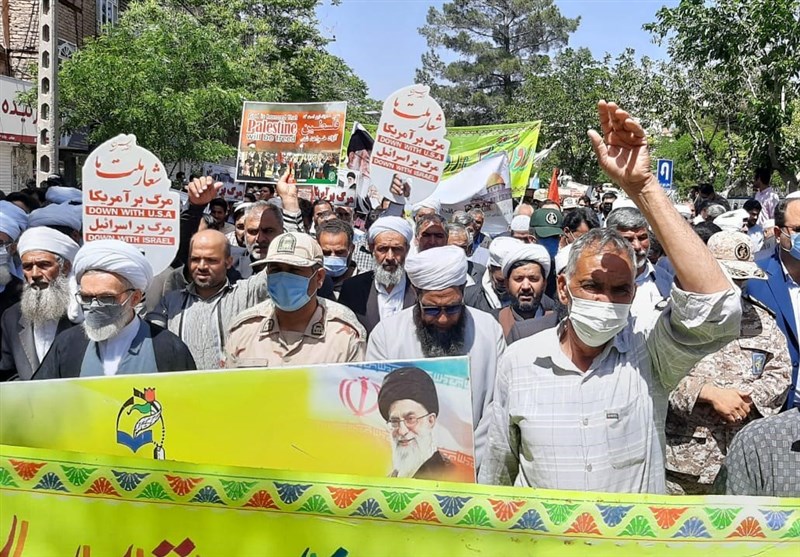راهپیمایی روز قدس در شهرستان‌های خراسان رضوی به روایت تصاویر و فیلم