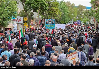 راهپیمایی روز جهانی قدس در زنجان 