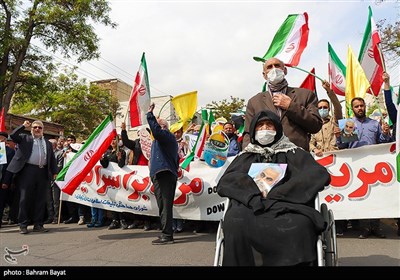 راهپیمایی روز جهانی قدس در زنجان 