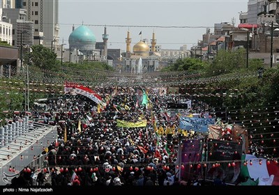 راهپیمایی روز جهانی قدس در مشهد 