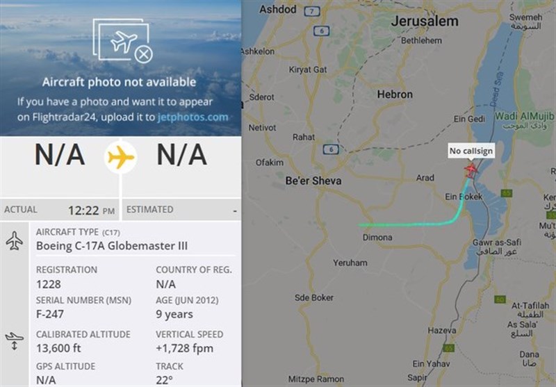 هشتمین هواپیمای ترابری نظامی امارات در اسرائیل به زمین نشست