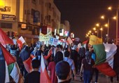 تظاهرات گسترده شبانه بحرینی‌ها در رد سازشگری