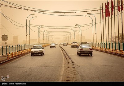 گرد و غبار در اهواز