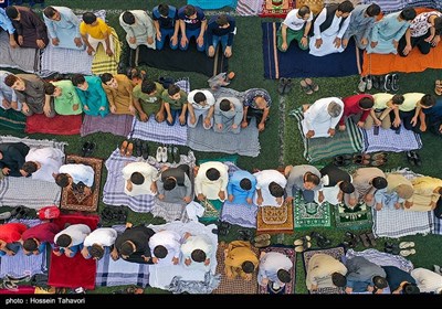 اقامه نماز عید فطر در کیش