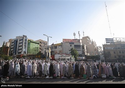 اقامه نماز عید فطر - میدان شهید طهرانی‌مقدم 