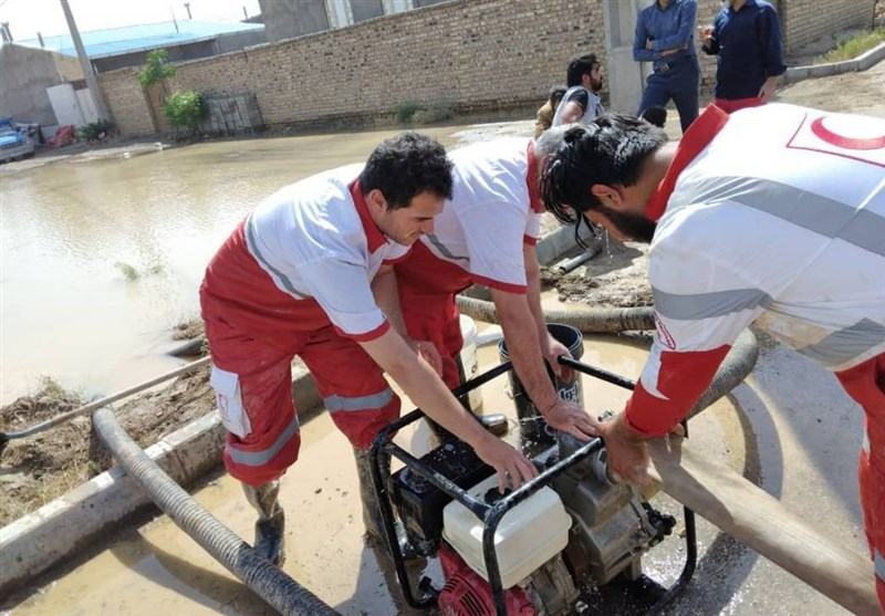 هلال احمر استان خراسان رضوی به 14 شهر درگیر سیلاب و آبگرفتگی امدادرسانی کرد