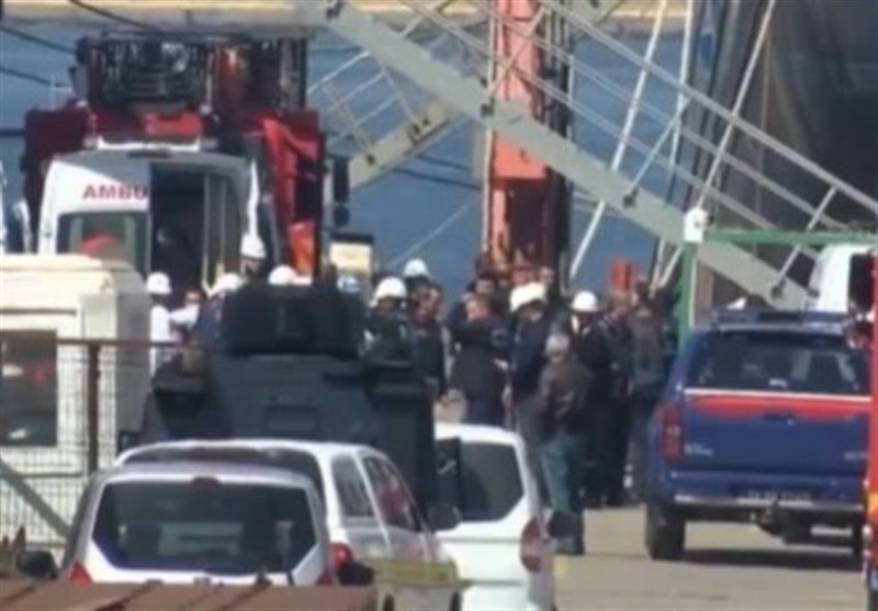 انفجار در کارخانه کشتی سازی در استانبول ترکیه