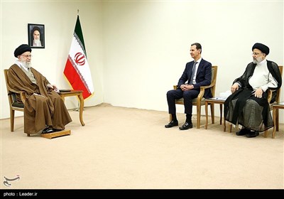  امام خامنه‌ای: سوریه در یک جنگ بین‌المللی پیروز شد؛ اعتبار سوریه امروز بسیار بیشتر از گذشته است 