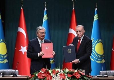  تاکید ترکیه و قزاقستان بر ارتقای روابط به سطح مشارکت استراتژیک پیشرفته 